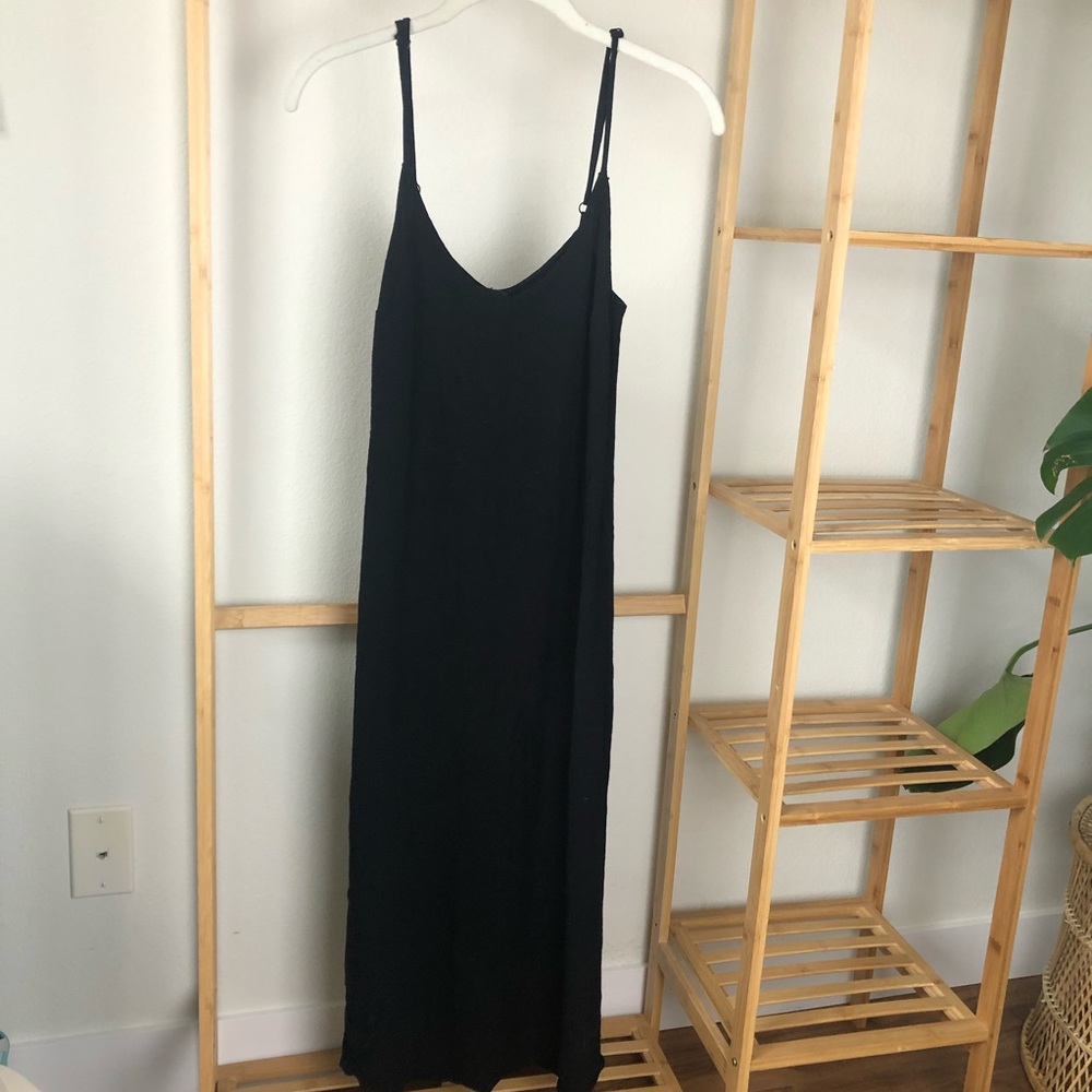 Reformation black dress